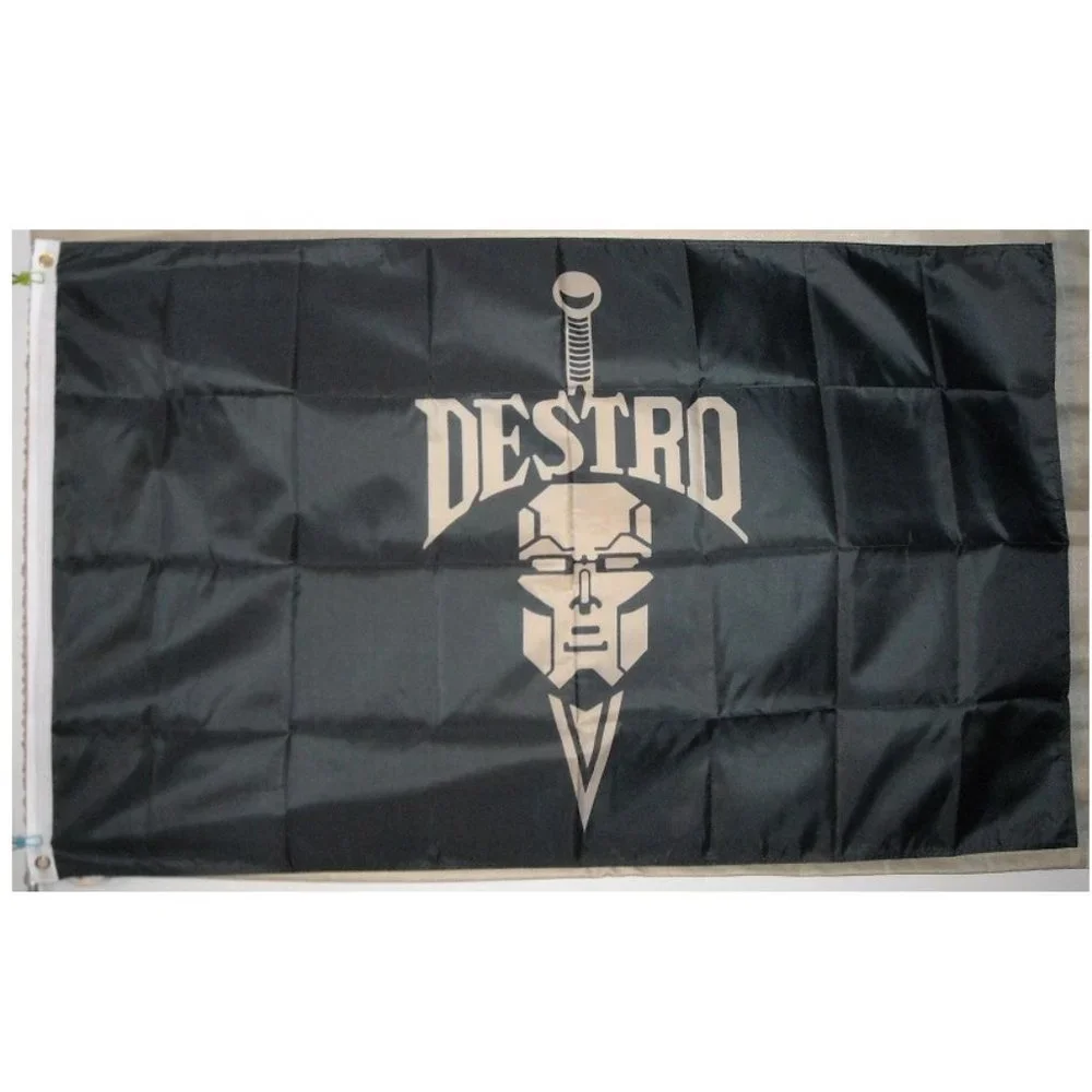 Destro Iron Grenadiers G.I. Joe Cobra 3'x5' horizontal Flag Banner Serpentor